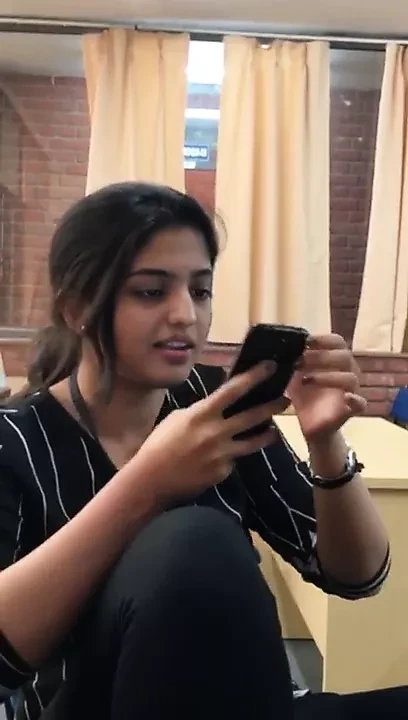 Girl in romantic mood