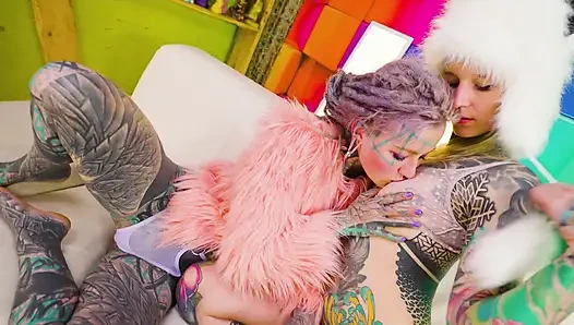 Extremes anal-DAP, DP-fick mit schlampigem blowjob, geldautomaten und gesichtsbesamungen