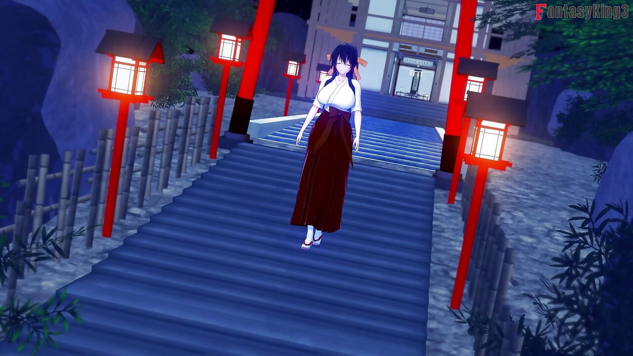 Rias Gremory Kimono sex na festiwalu - DXD NTR Madness Series