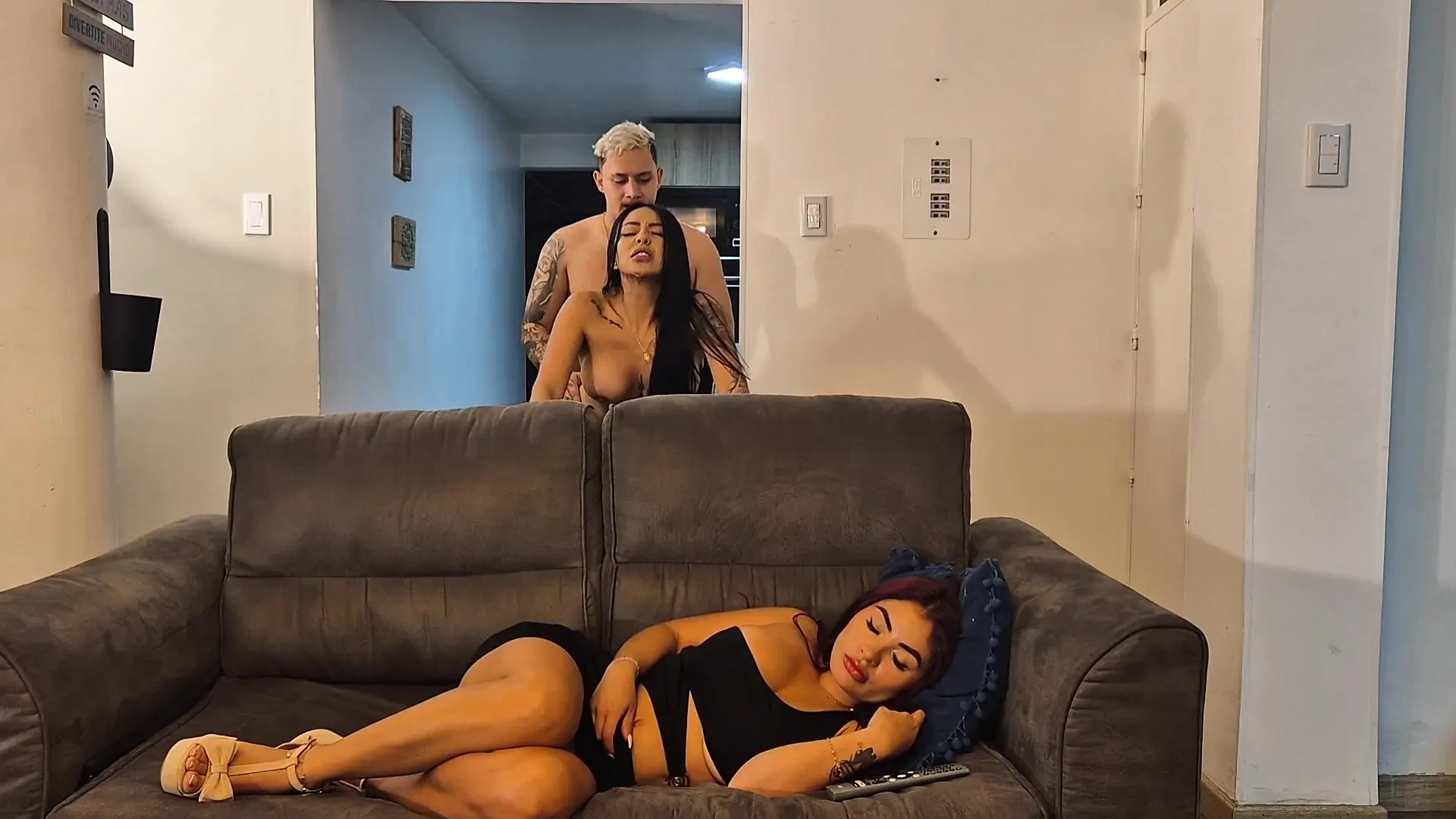 I love my wife so much that I fuck her friend in front of her, she almost discovers me