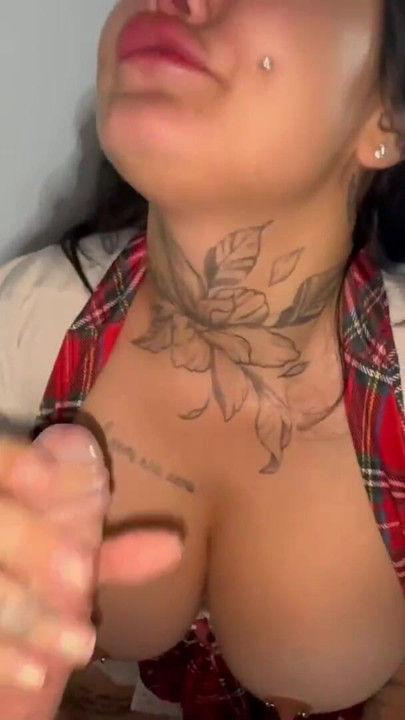 I fulfilled my sister-in-law's dream which was to drink my milk and give her very tight and pink | Clip 3