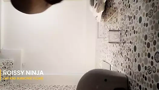 I masturbate in the living room and then in the shower.