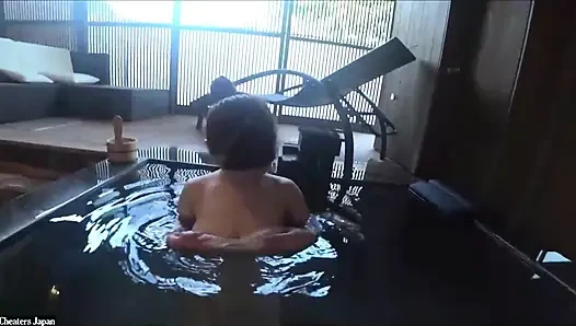 Private Onsen Trip with a Busty Gravure Idol