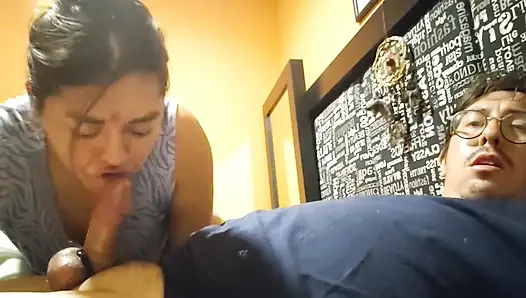 I suck my fat neighbor's dick while my husband is away at work
