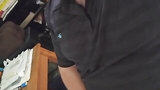 Quick Clip Afternoon Work Break Stroke and Cum Explosion