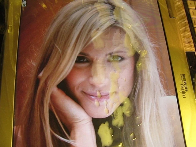 Michelle Hunziker Sperm Tribute #1