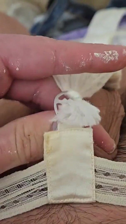 Double Panty and Sanitary Belt Tease | Clip 1
