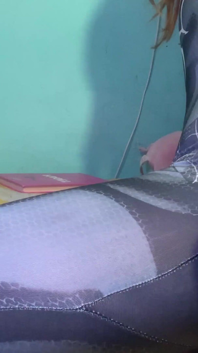 Transgirl spiderman gets dildos and gets a lot of milk | Clip 1