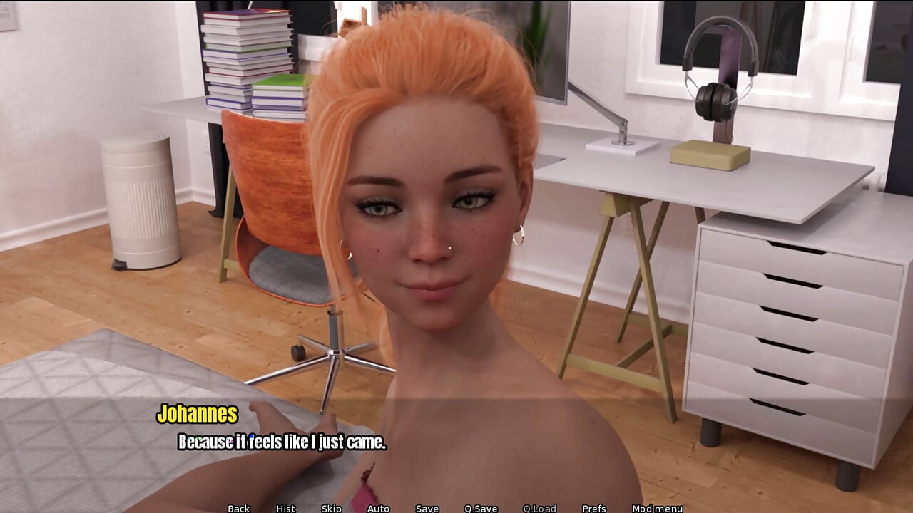 Grandmas house - having double cock tease and cumshots.