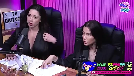 Bruna carlos dan luciana picchi si cewek hot lagi asik ngomong jorok