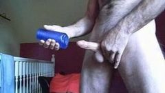 Early morning cam wank request with ribbed sleeve Part 2
