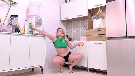ЧИСТИМ МОЙ КУХОННЫЙ ШКАФ