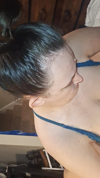 The unexpected titty fuck and blow job