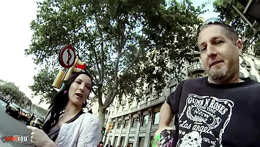 French Teen Tania Kiss in Spandex Leggings - Beach Blowjob & Anal