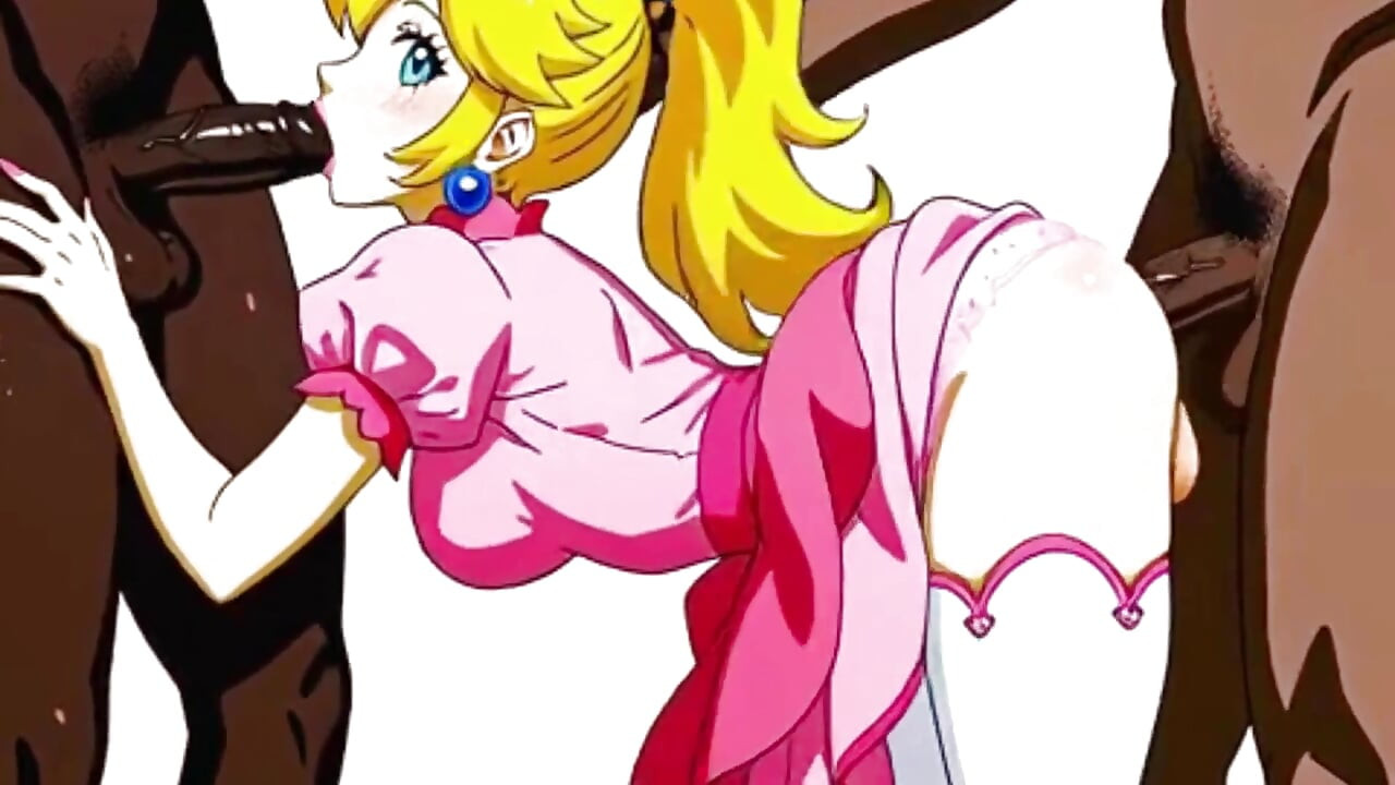 Pantat bahenol trans princess dientot habis-habisan sama kontol raksasa pria kulit hitam Animasi Hentai Trans