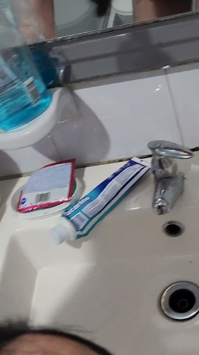 trailer . The boyfriend of her best friend leaves her full of semen after catching her in the bathroom in secret! two infidels f | Clip 1