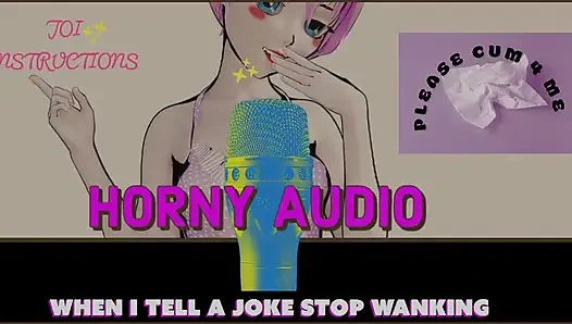 Remaja segar JOI ketika aku mengatakan lelucon Anda berhenti mengocok