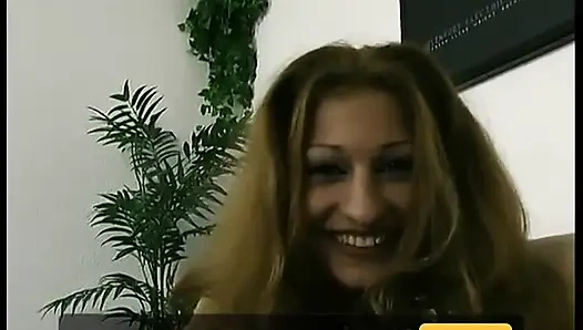 Petite slut loves big dick in her pussy