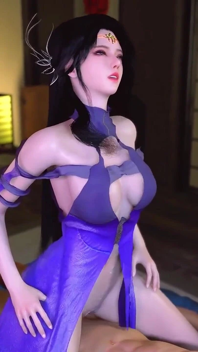 Xuan Yi si cantik maya dengan lengkung sebenar - animasi 3D