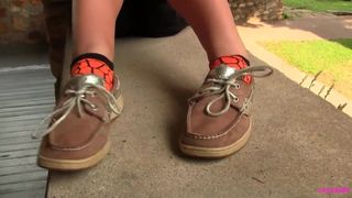 Diane's Sperry Topsider boat shoes