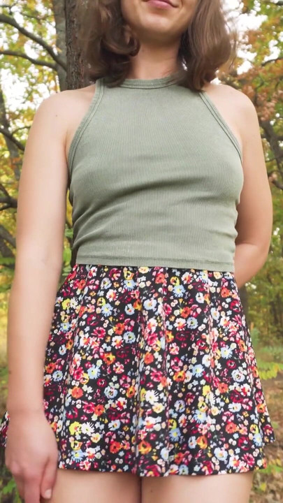 Schoolgirl Flashes Full Back Panties Outdoors Upskrt Fantasy | Clip 1
