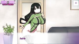 Waifuhub - deel 34 - froppy seksinterview mijn held in de academia door Loveskysanhentai