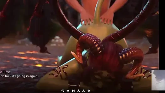 Aku dientot habis-habisan sama setan succubus! Aku nyepong kontolnya sampai crot di dalam pantatnya.
