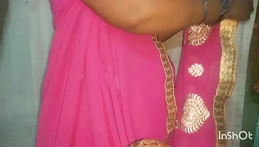 Tamil girl friend bathing and saree changing boobs pressing in young man