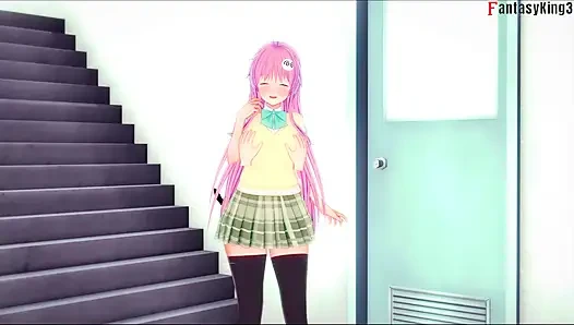 Lala sepong kontol sebelum berangkat kelas - To Love Ru