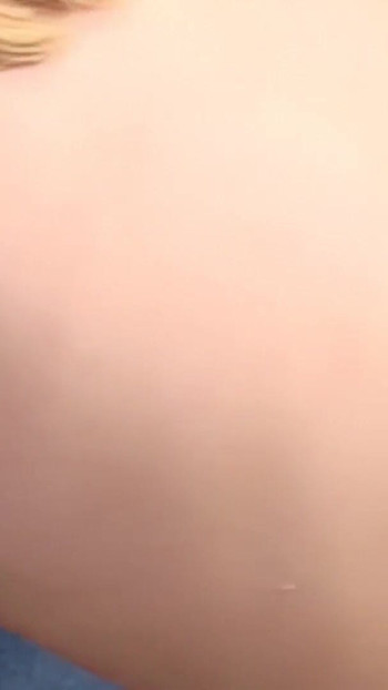 Key moment from "Sweet blonde virgin teen lost bet and gets fucked by her 2 friends!"