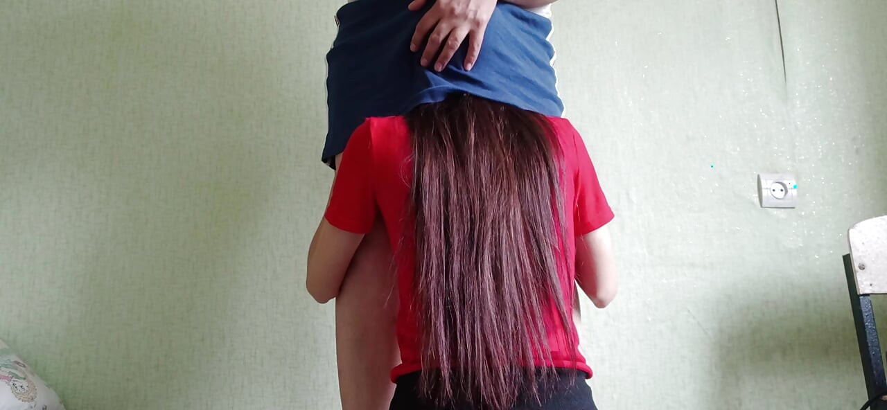 My Shy Neighbor Climbed Under My Skirt Without Asking, but I Liked It