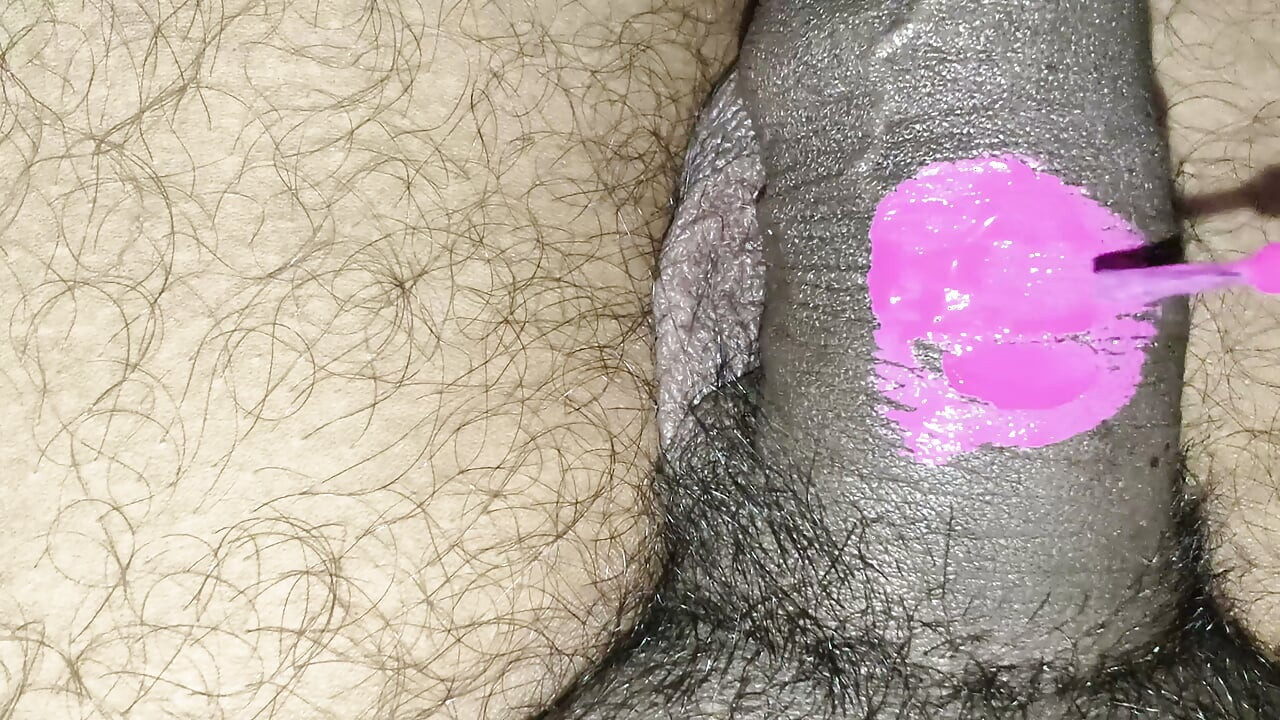 Indian desi boy playing with cock
