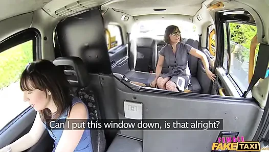 Female Fake Taxi - горячий двойной дилдо и горячий экшн со страпоном