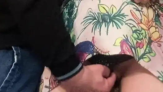 Strange Perv Fingered MILF in Subway