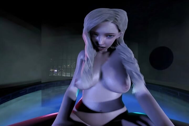 (VR180 SBS) Întâlnire la piscina hotelului cu Victoria (Lap Dance Sex)