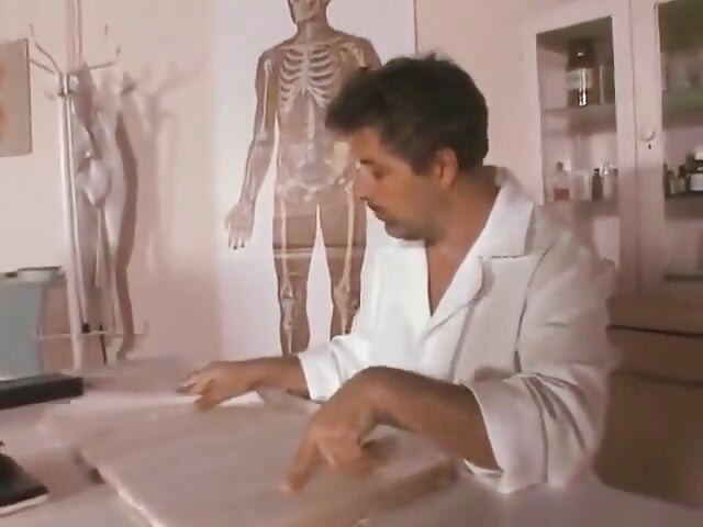 Superb blonde nurse gets anally slammed by a horny doctor