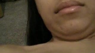 Asian Hottie Fingers Pussy & Squirts