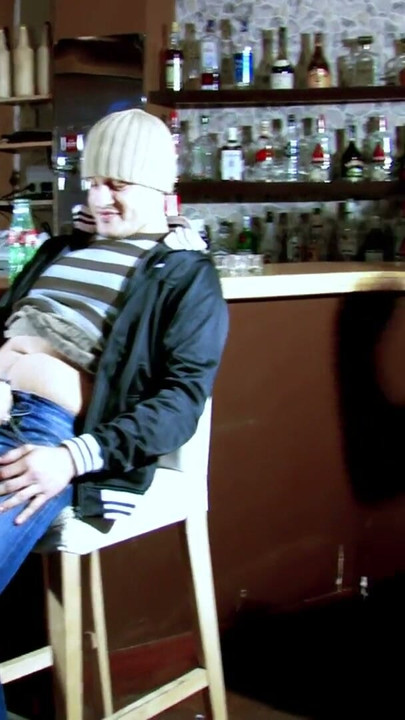 Shannya Tweeks double penetrates a bar to pay her bill | Clip 1