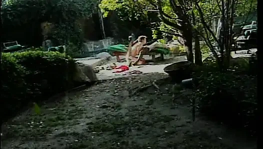 Classic Blonde MILF Nailed Hard Outdoors