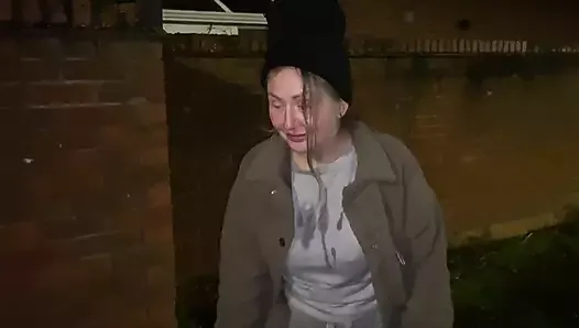 Offered cigarettes to put Her finger up her ass and piss at the same time