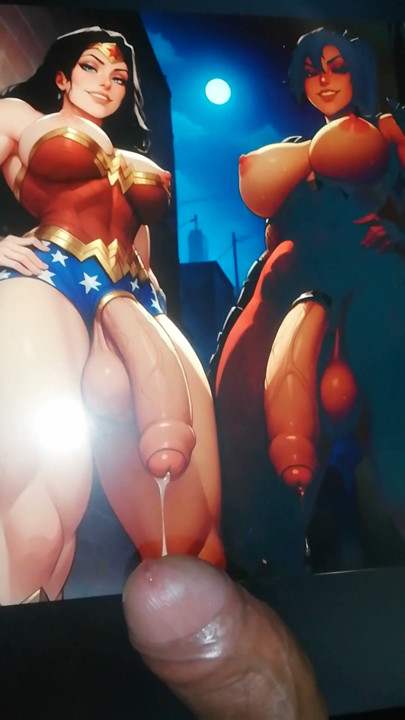 tribute- beautiful hentai with huge cocks, huge cumshot, close-up | Clip 1