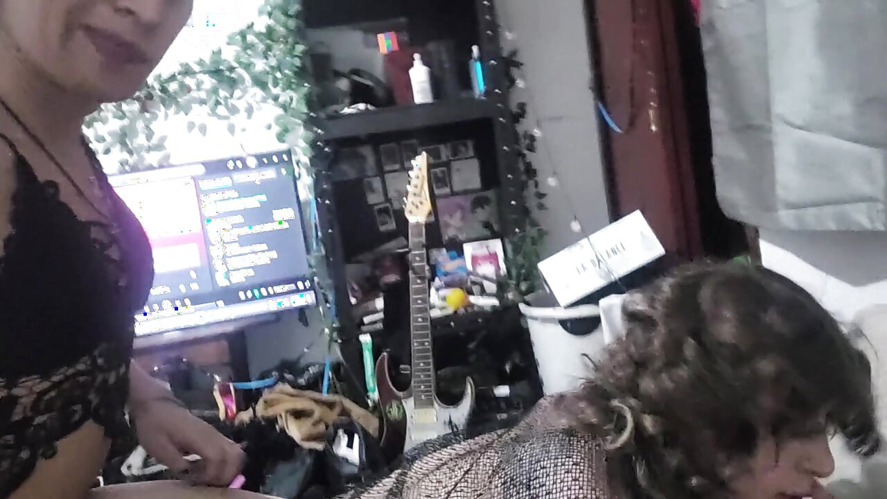 Cheating on My Boyfriend with My Trans Girlfriend - Deftones Fuck in Fishnet