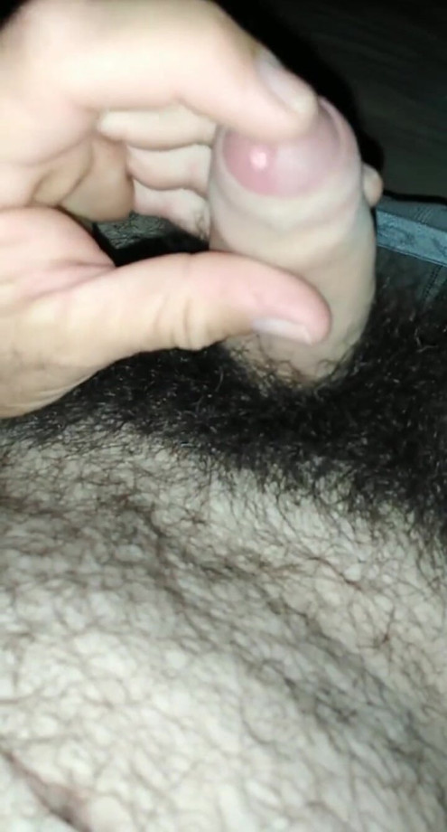 Hairy dick, how nice it is to wake up with a super hard dick, touch yourself until you masturbate and get all the semen