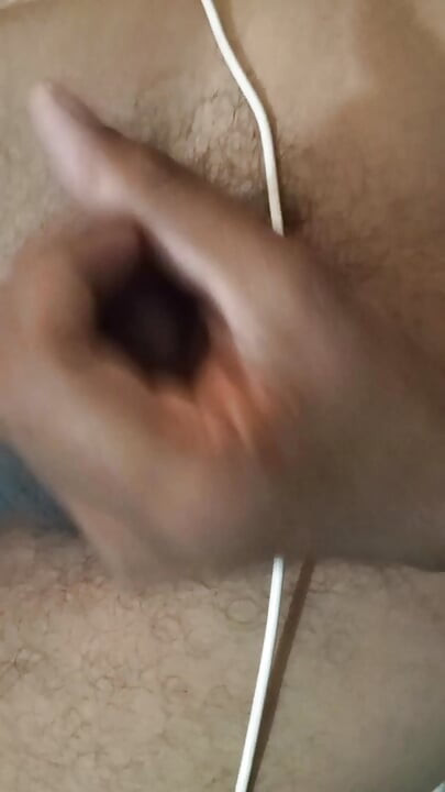 Horny boy solo mustarbation