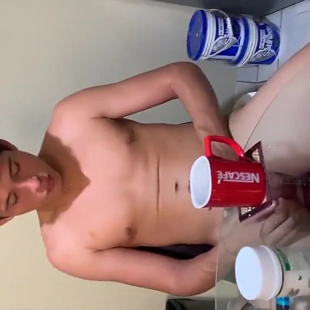Str8-horny Model with His Cock Out Wants Me to Suck It