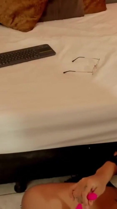 Petite Latina gives her boyfriend a wet blowjob in POV and then gets fucked. | Clip 1