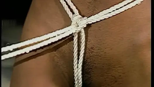 Two Tited up German Black Babes Got Used in Bondage Session