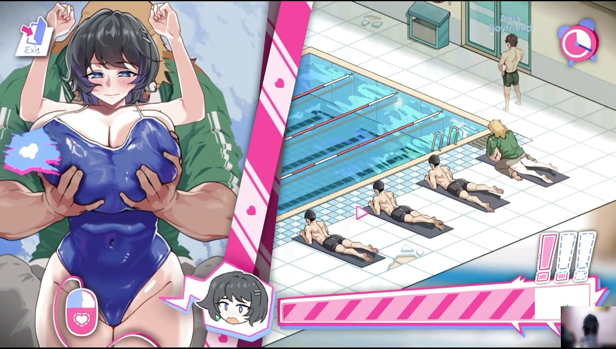 Ep-1 lifeguard holic! NTR Hentai game gameplay! I got a swimming pool and there are many hot girls!