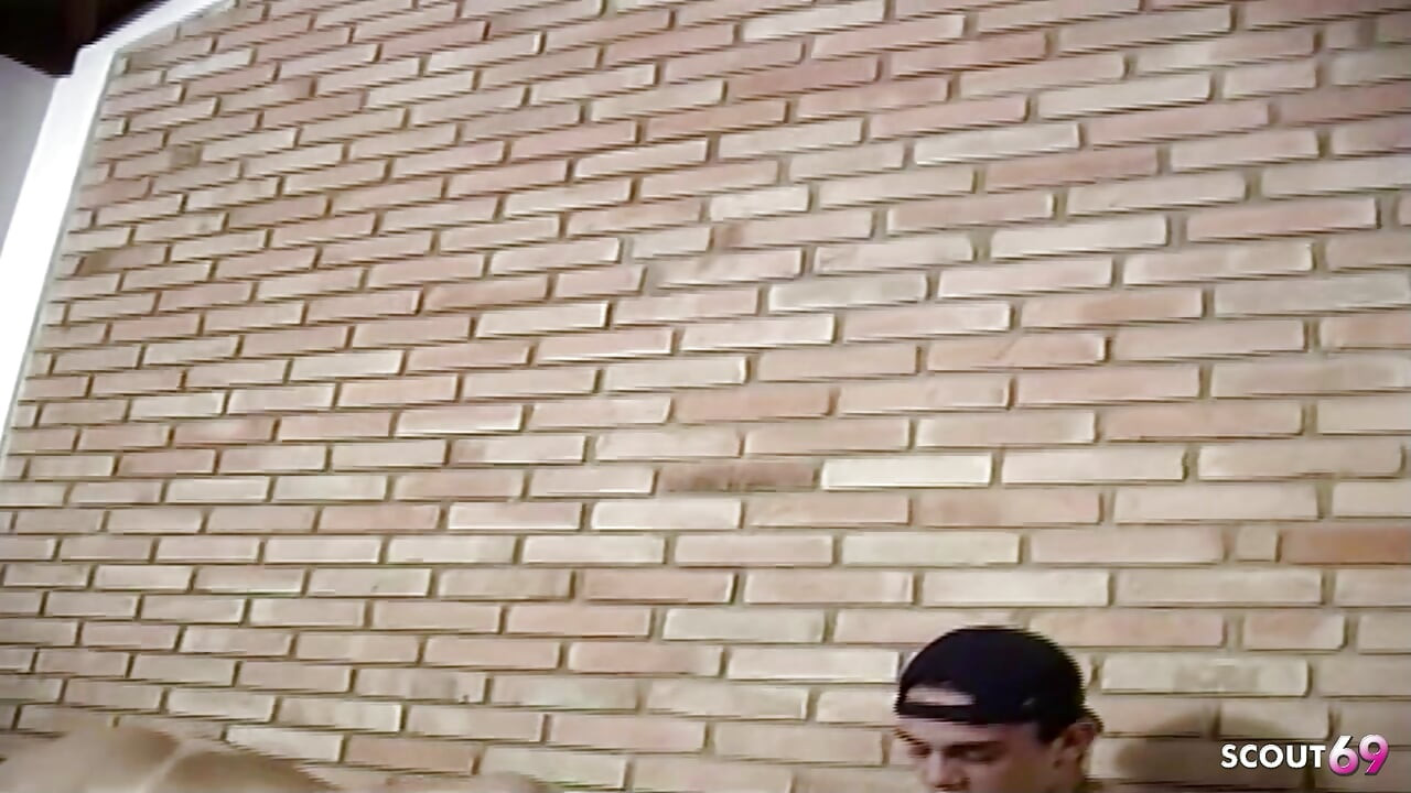 Young Guy Fucks Blonde Latin Shemale Anal for the First Time