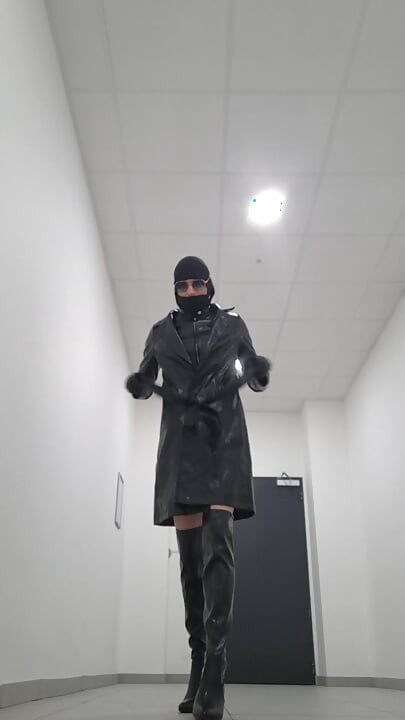 Leather 😈 coats and skirts